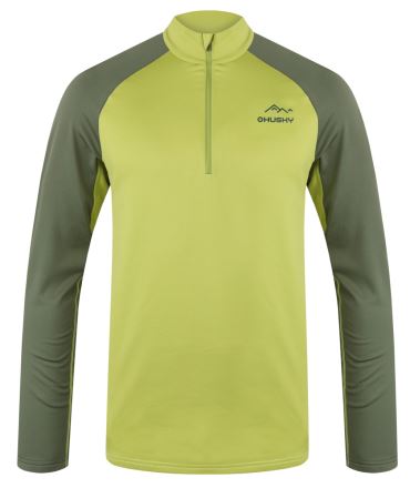 Pánské funkční triko Husky Tromi Zip M bright green (2)