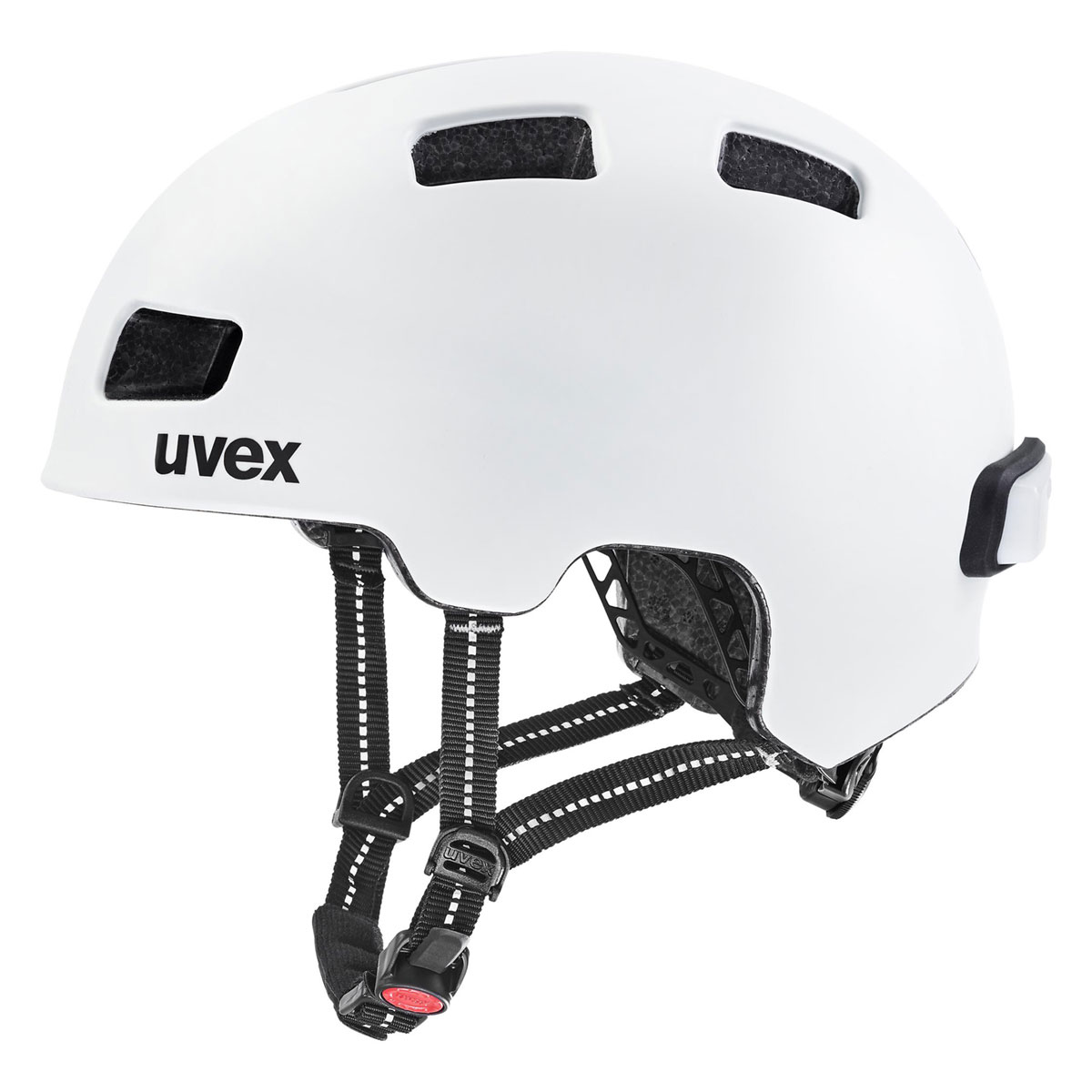 Cyklistická helma Uvex CITY 4, White - Skyfall Mat 58-61cm