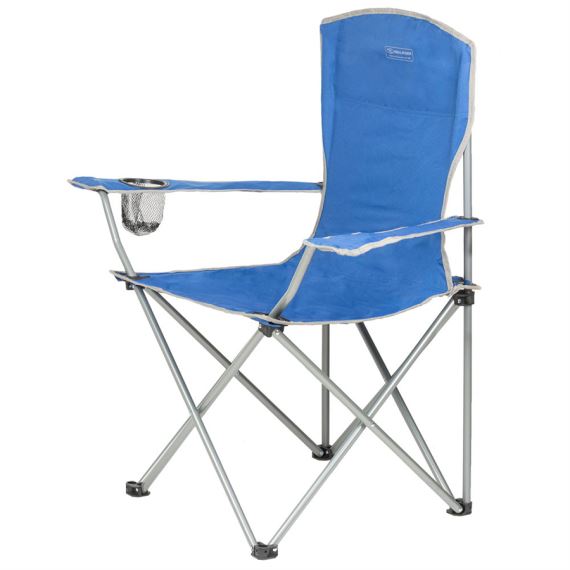 Skládací židle s opěrkami Highlander Moray modrá