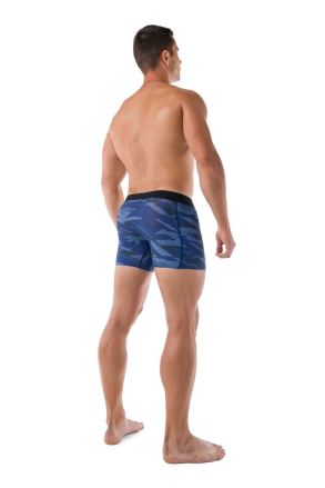 Pánské technické boxerky Kilpi 2 pack Nett-U Tmavě šedá/modrá (5)