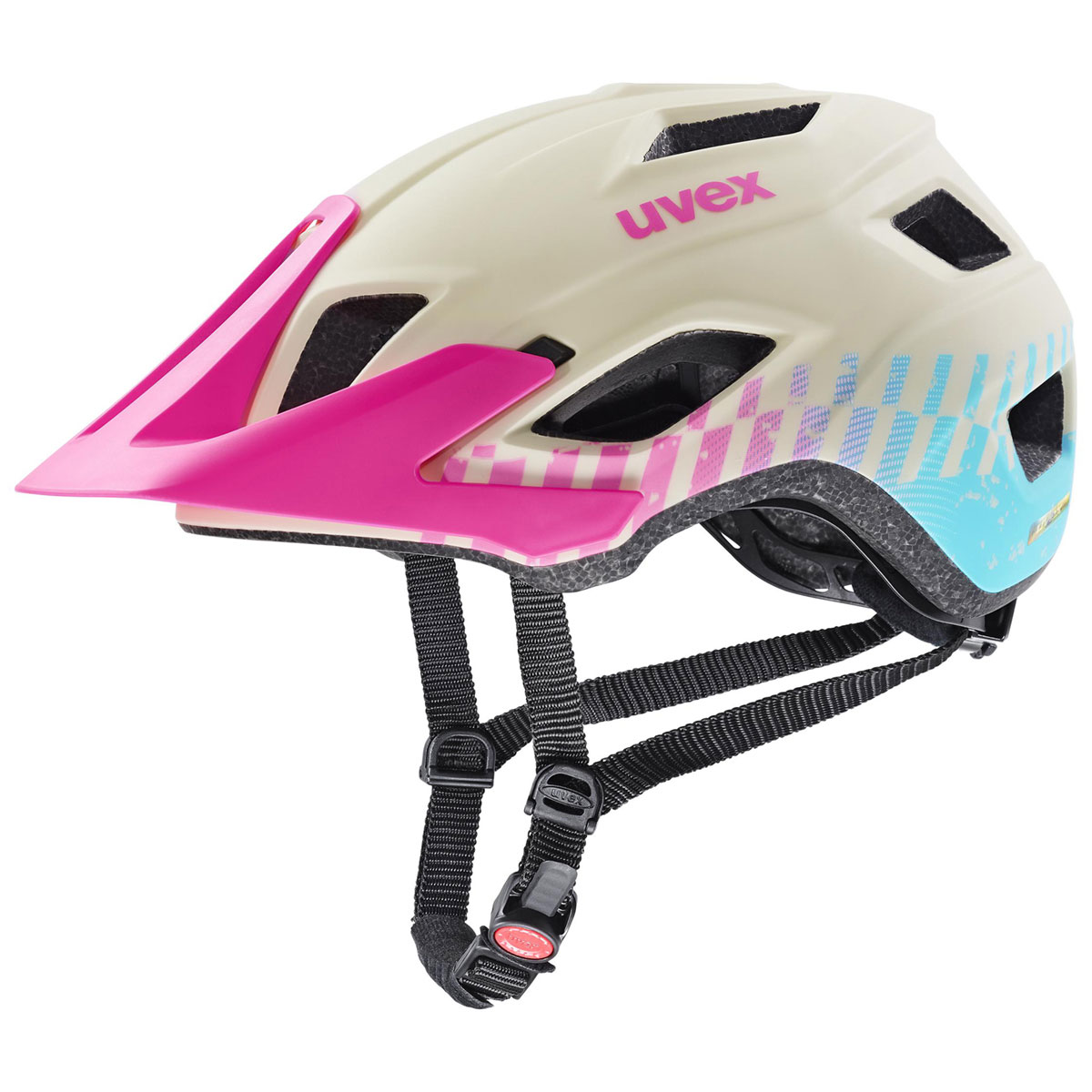 Cyklistická helma Uvex Access Sand Pink Aqua 52-57cm