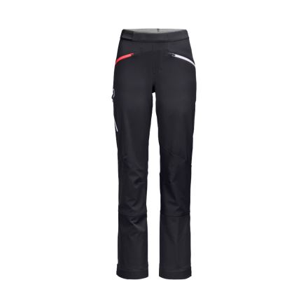 Dámské softshellové a skialpinistické kalhoty Ortovox W's Col Becchei Pants Black raven