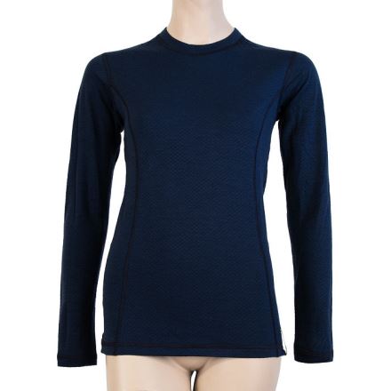 Dámské funkční tričko s dlouhým rukávem SENSOR Merino DF deep blu (3)