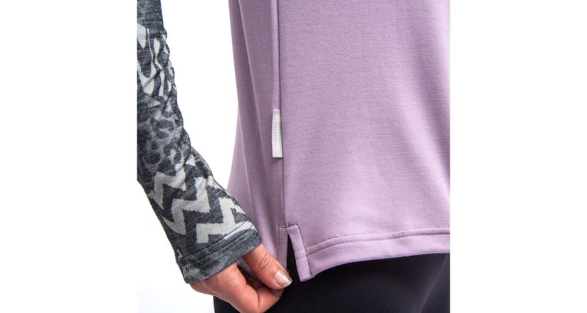 Tričko Sensor MERINO BLEND IMPRESS mystic violet/zebra (4)