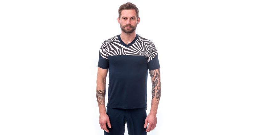 Pánský dres Sensor Helium deep blue/geometry (2)