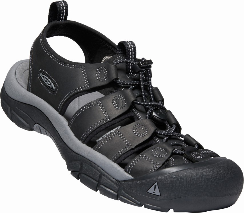Pánské sandály KEEN Newport Men black/steel grey 10,5 UK