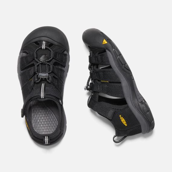 Dětské sandály Keen Newport H2 Children black/keen yellow