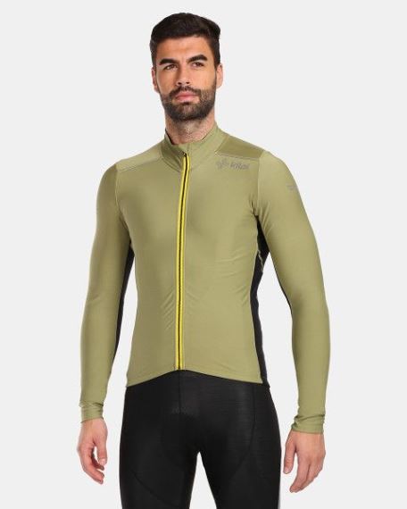 Pánský cyklistický dres s dlouhým rukávem Kilpi CAMPOS-M GRN