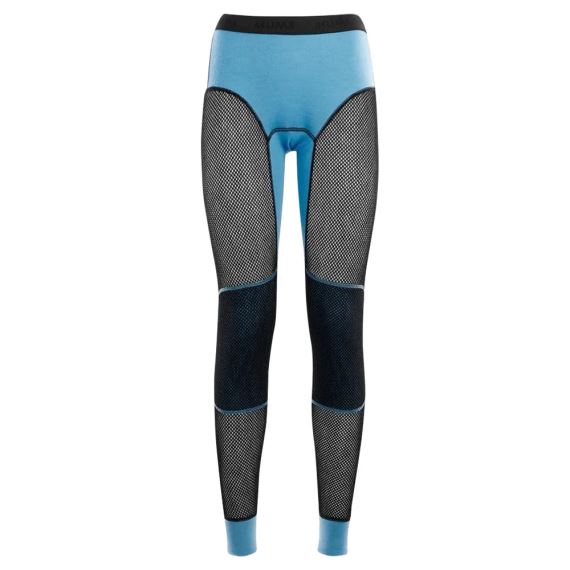 Dámské termospodky Aclima WoolNet Longs azure blue / jet black