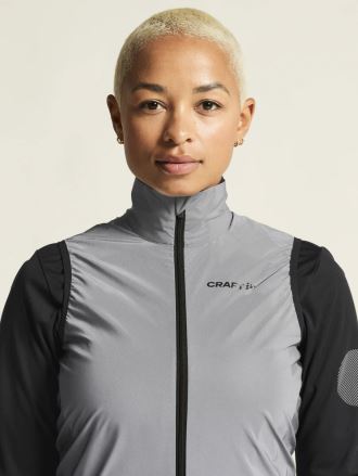 Dámská cyklistická vesta Craft ADV Essence Lumen Wind šedá (6)