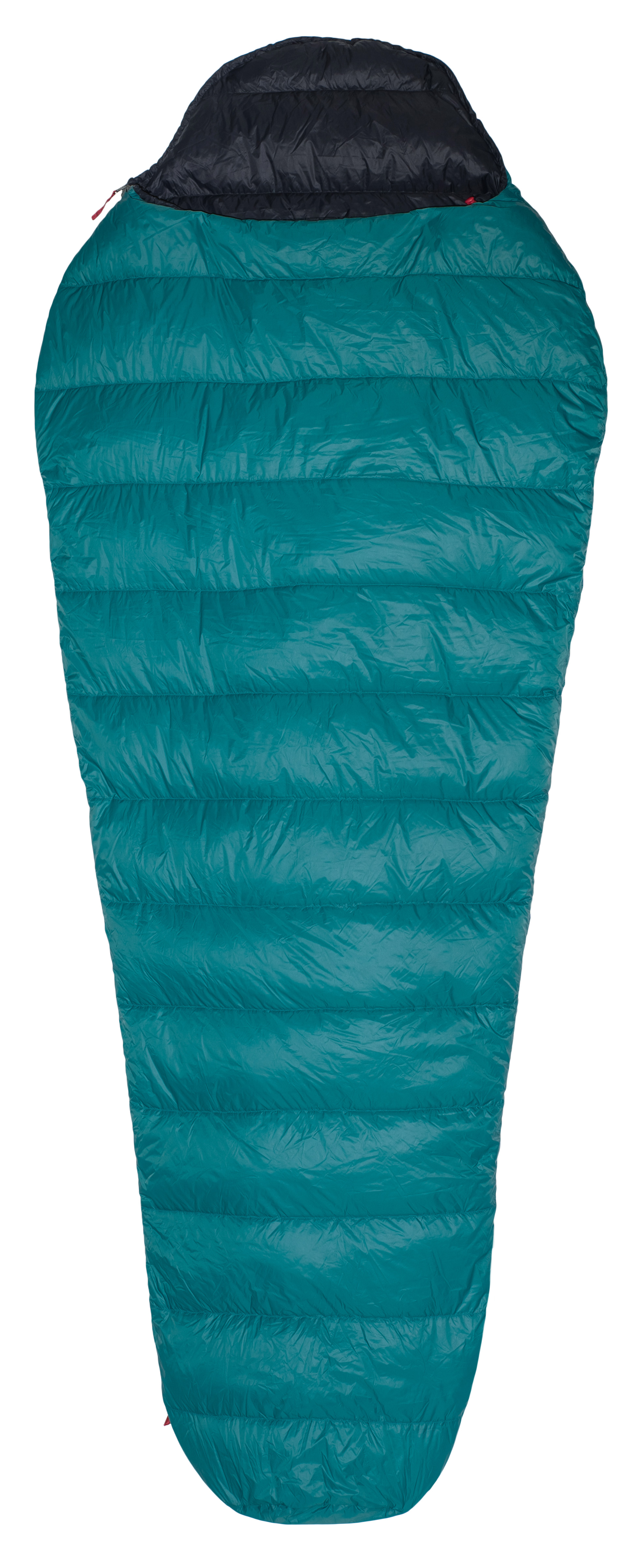 Spací pytel WARMPEACE Solitaire 250 - 170cm Teal green/black Levý zip