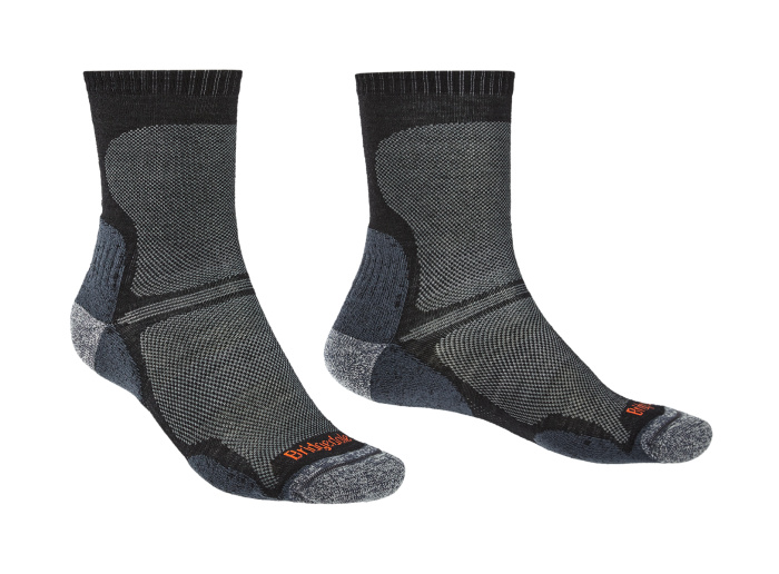 Ponožky Bridgedale Hike Ultra Light T2 Merino Performance black/845 S (3-5,5)