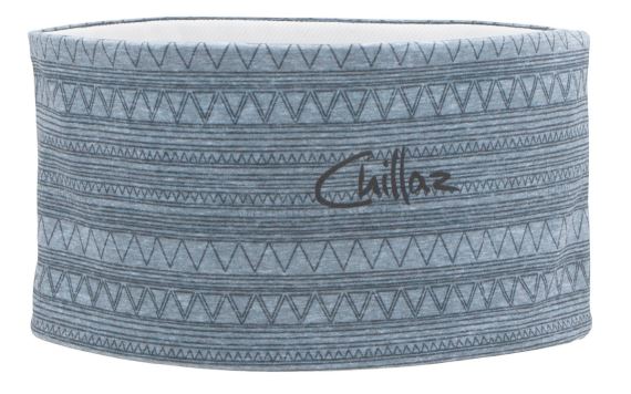 Čelenka Chillaz Ornament Zig Zag Headband blue melange