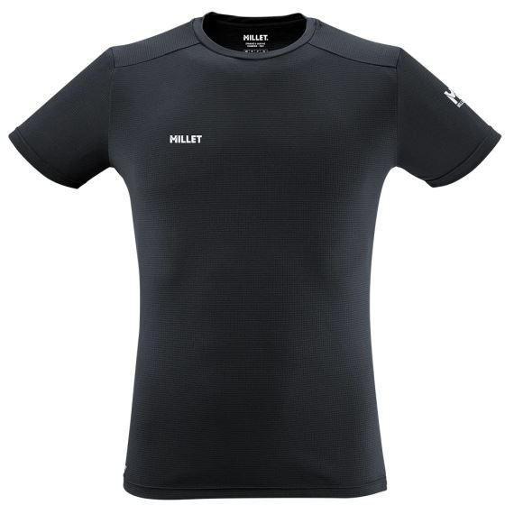 Pánské funkční triko Millet FUSION TS SS BLACK/BLACK NEW