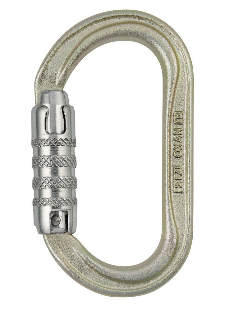 Karabina PETZL Oxan triact-lock stříbrná