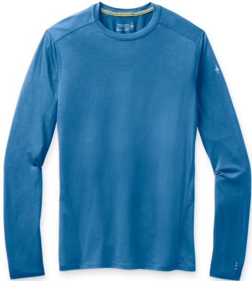 Pánské tričko s dlouhým rukávem Smartwool M Merino 150 Baselayer LS ocean blue