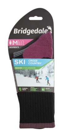 Ponožky Bridgedale Ski Cross Country Women's black/845 (2)