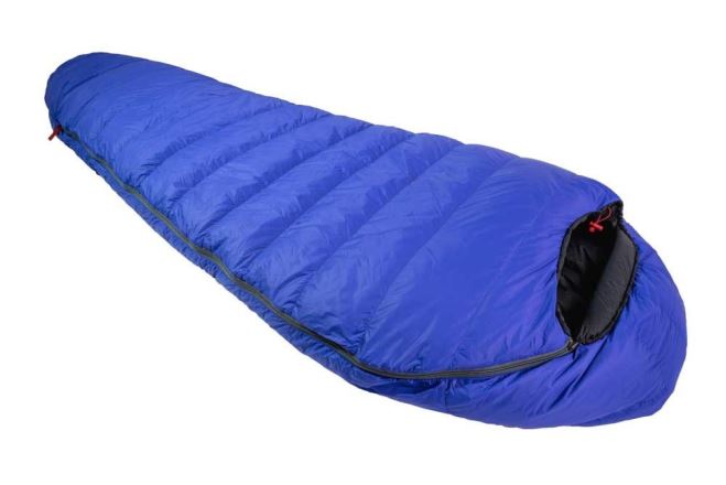 Spacák Warmpeace Solitaire 500 Extra Feet royal blue/black (1)