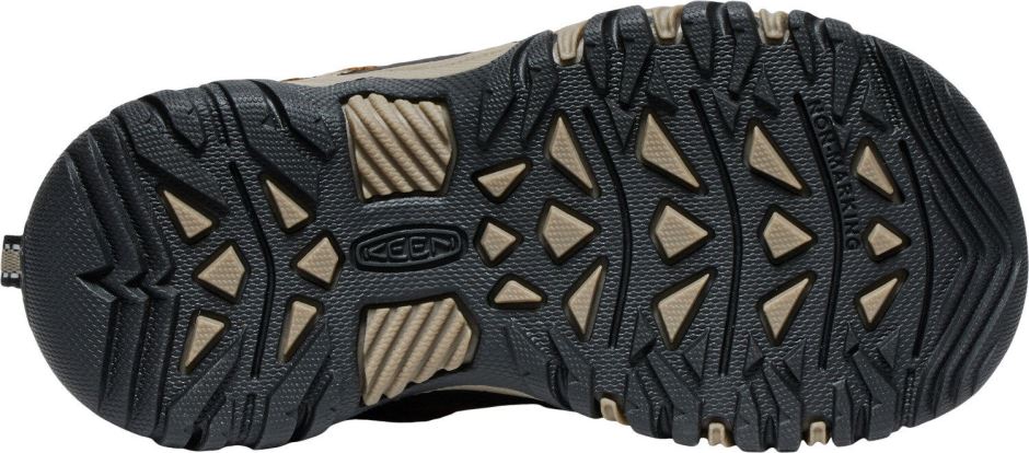 Dětské turistické boty Keen Targhee IV Mid WP Children bison/brindle (1)