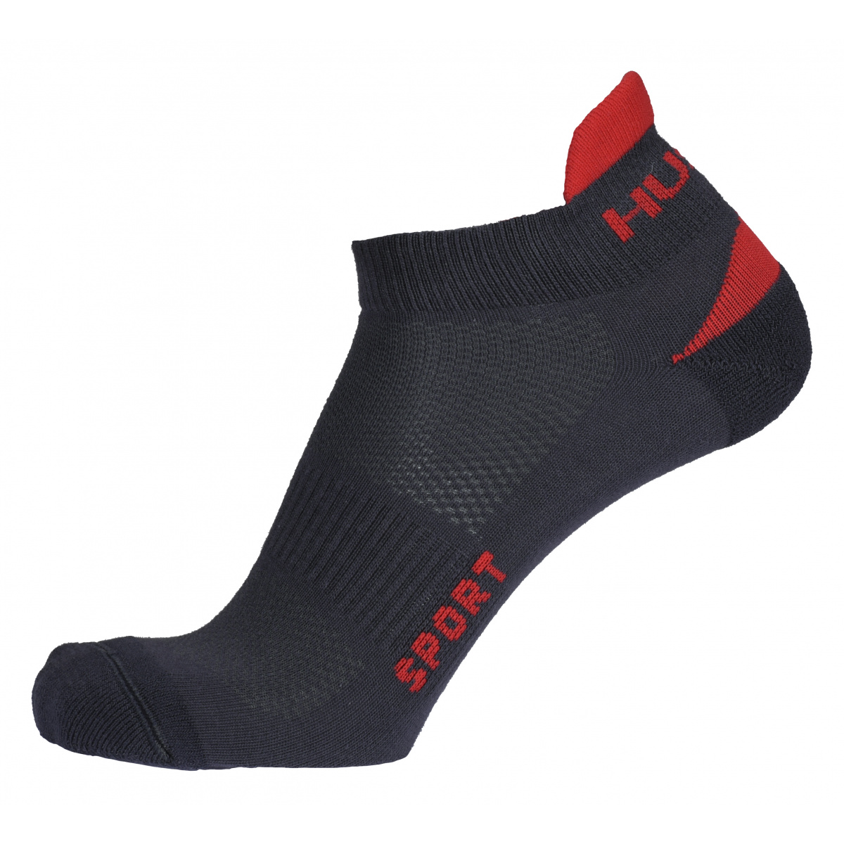 Ponožky HUSKY Sport antracit/červená L (45-48)