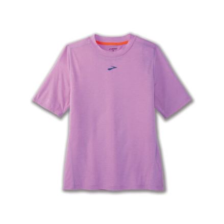 Dámské triko Brooks High Point Short Sleeve fialová (2)