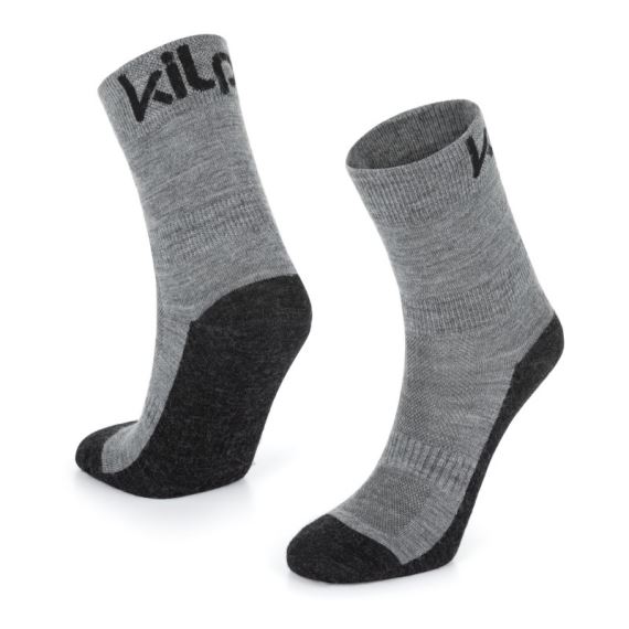 Outdoorové ponožky Kilpi Lirin-U Světle šedá