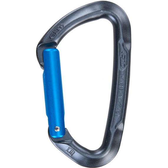 Karabina Climbing Technology Lime S (straight gate) grey/blue