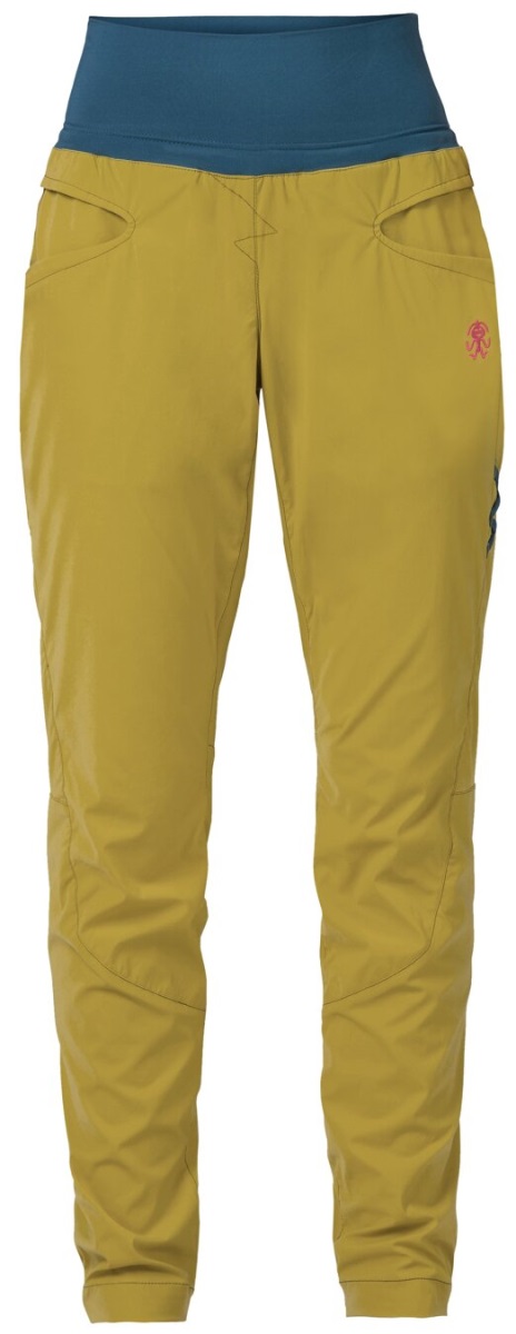Dámské kalhoty Rafiki Massone žluté XS