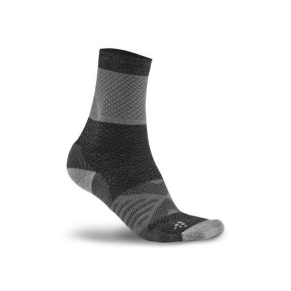 Vyšší teplé ponožky CRAFT XC Warm bílá/černá