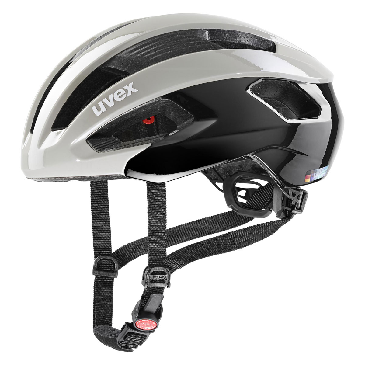 Cyklistická helma Uvex RISE, Sand - Black 52-56cm