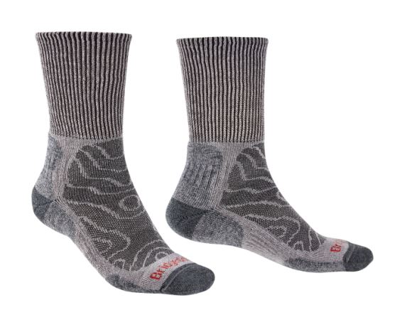 Ponožky Bridgedale Hike Lightweight Boot Merino Comfort grey/806