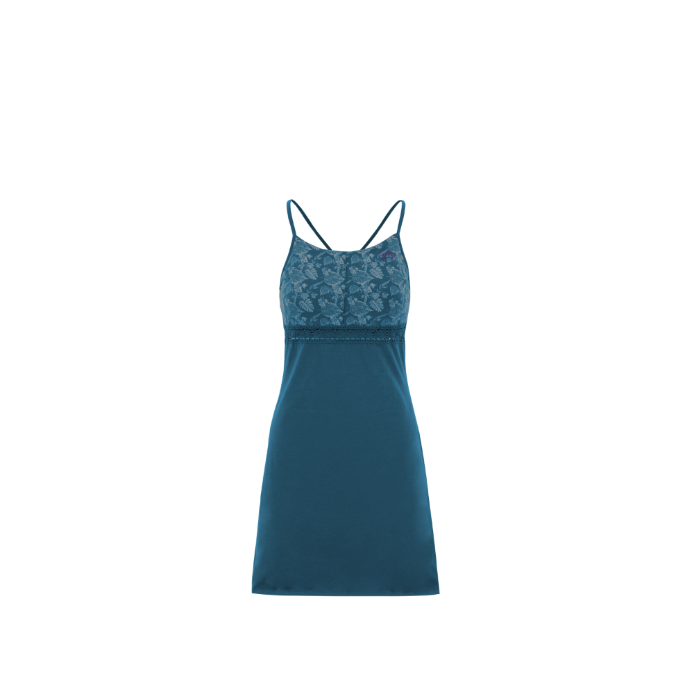 Dámské bavlněné šaty s integrovanou podprsenkou E9 W's Debby Deep Blue L