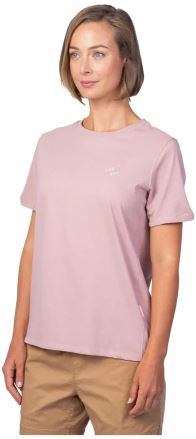 Tričko Hannah AMANY pale mauve 36 na modelce, focené z mírného úhlu. (5)