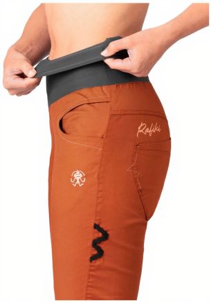 Dámské kalhoty Rafiki Massone orange rust (8)