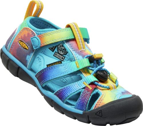 Dětské sandály Keen Seacamp II CNX Children Vivid blue/original tie dye