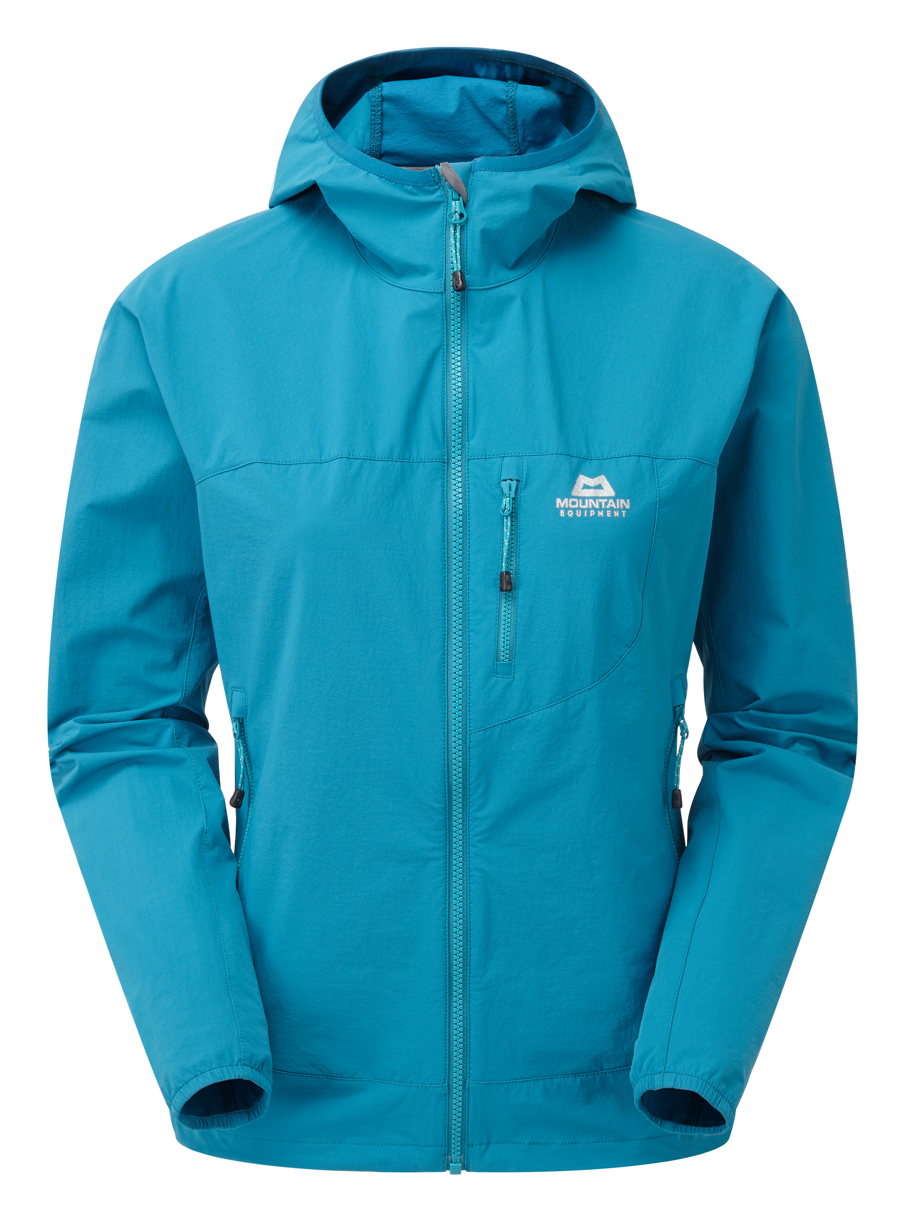 Dámská softshellová bunda MOUNTAIN EQUIPMENT Echo Hooded Tasman blue S