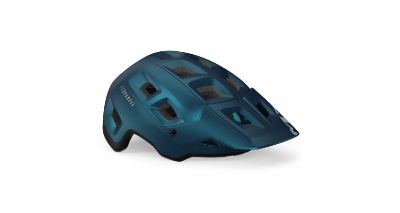 MTB přilba MET Terranova MIPS teal modrá/černá metalická