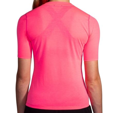 Dámské triko Brooks High Point Short Sleeve růžová (1)