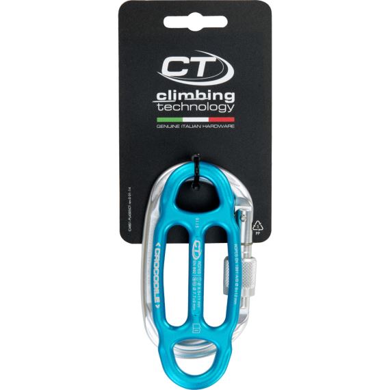 Jistítko a karabina Climbing Technology Crocodile Kit modrá