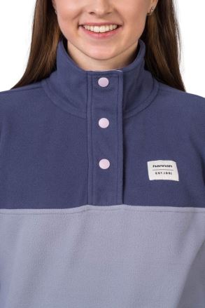 Dámská fleece mikina Hannah Nuka graystone/quicksilver (6)