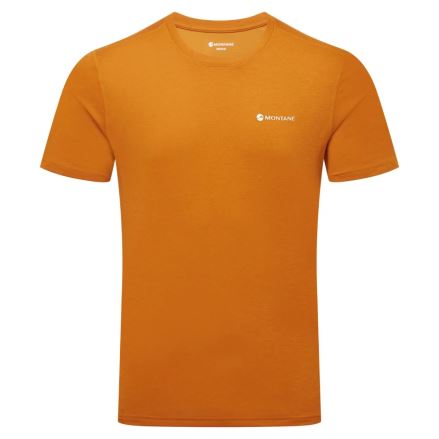 Celkový pohled zepředu na oranžové Tričko Montane Dart black XS.