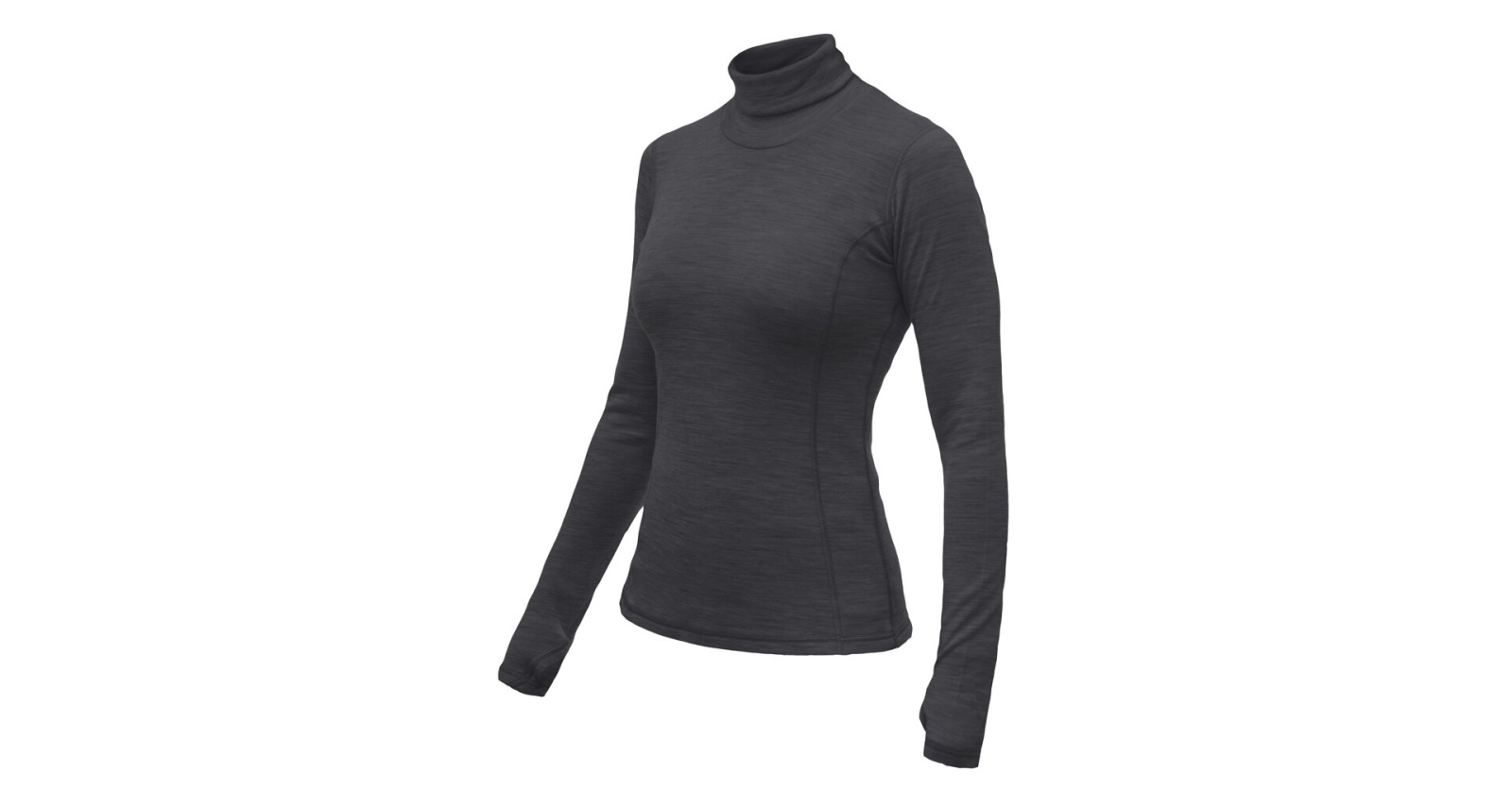 Dámské funkční triko Sensor Merino Bold Roll Neck anthracite gray M