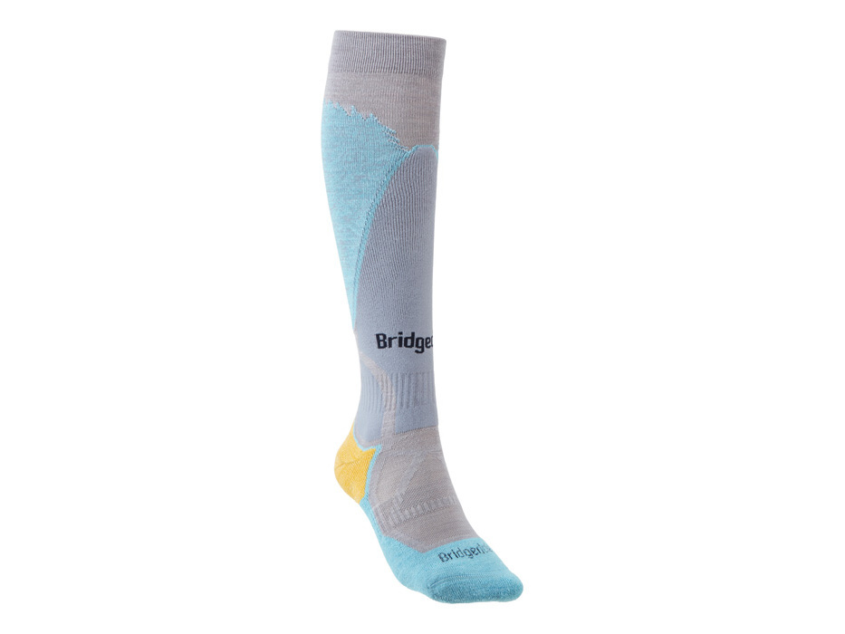 Dámské lyžařské ponožky Bridgedale Ski Midweight lilac/blue/225 S (3-4,5 UK)