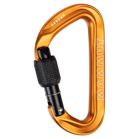 Karabina Mammut Sender Screwgate screw gate, gold