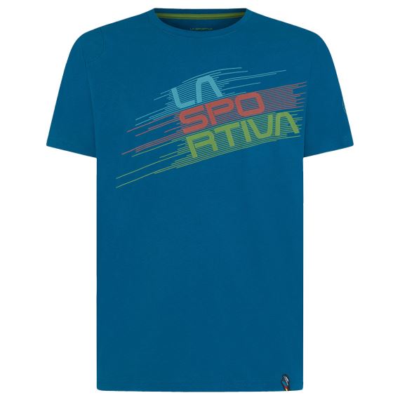 Pánské triko La Sportiva Stripe Evo T-Shirt Space blue