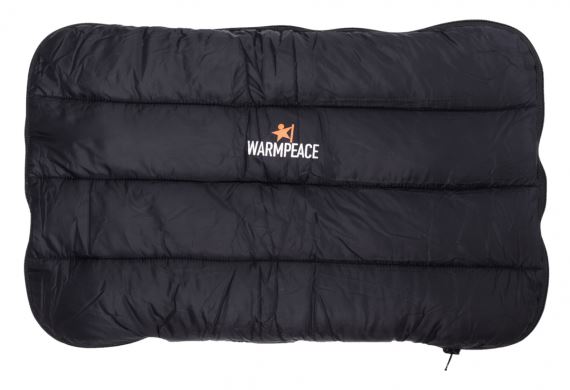Péřový polštářek Warmpeace Down Pillow Zippered black