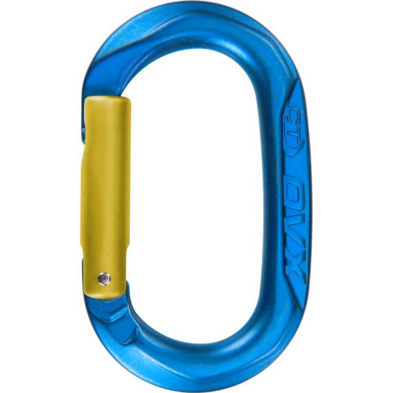 Karabina Climbing Technology Ovx blue/mustard