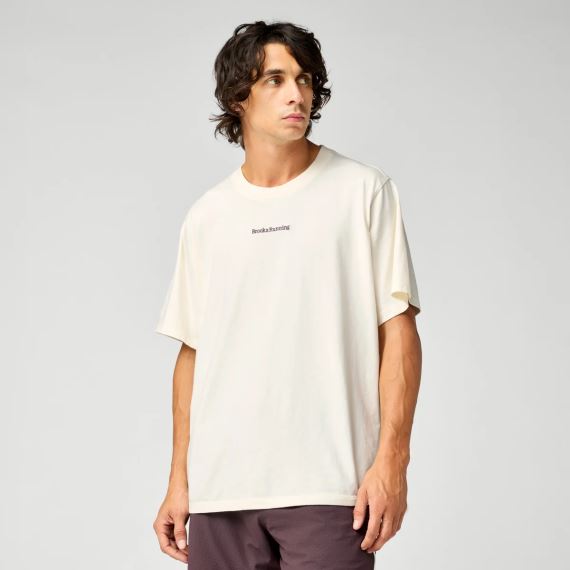 Pánské tričko Brooks Movement Tee UNI bílá