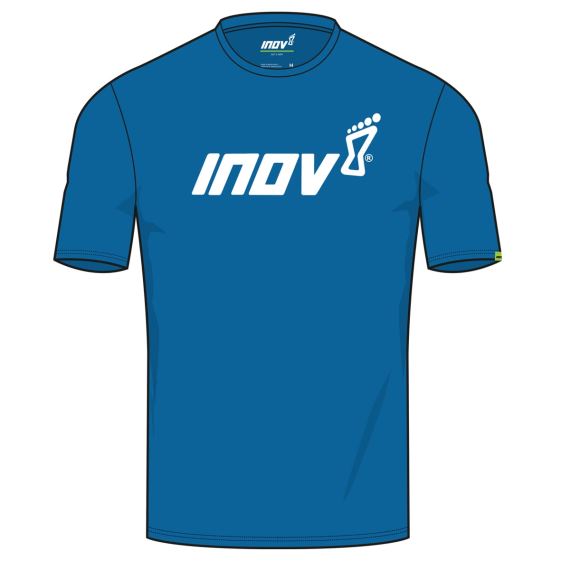 Pánské volnočasové triko INOV-8 Cotton Tee "Inov-8" M světle modrá