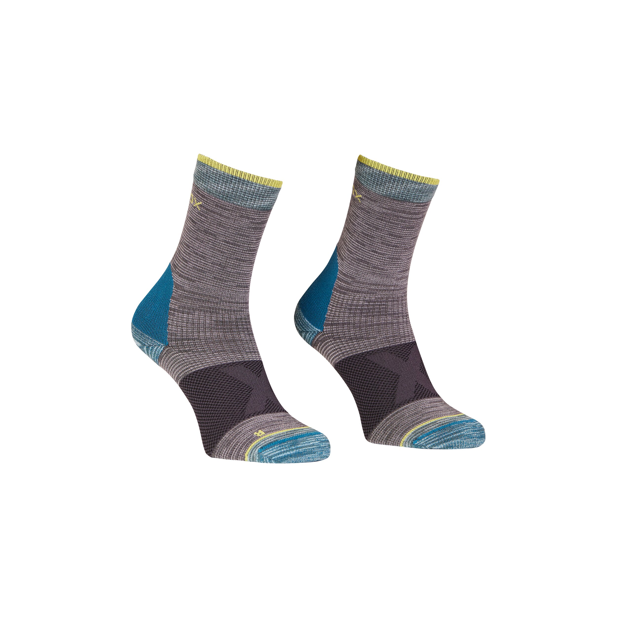 Výsoké ponožky Ortovox Alpinist Mid Socks M Mid grey blend 39-41